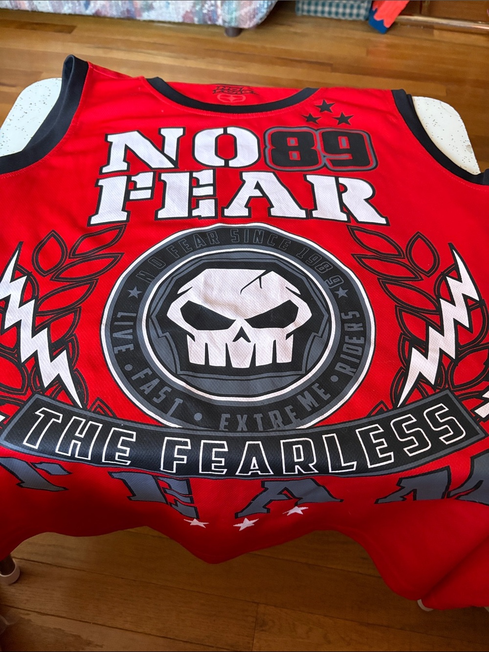 Red Graphic Tank Top/No Fear